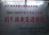 被评为2010年度招生先进单位